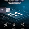 Pikkukuva 4 / 4: Auton langaton FM-lähetin Bluetooth-yhteensopiva 5.1 FM-radiomodulaattorisarja Viiveetön Meluton Handsfree-ääniadapteri