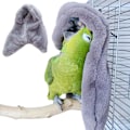 Miniatyrbillede 1 af 5: Papegøje tæppe fugl plys fluffy snuggle tæppe vinter varm små dyr skjule habitat for fugle papegøje lille kæledyr
