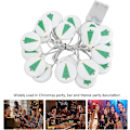 Miniatyrbillede 2 af 5: Julepynt Lysstreng, 3 Meter 20LEDs Natlys Varmt Lys Indendørs Udendørs Belysning Lampe til Bryllup Hjem Fødselsdag Have Havefest Jul