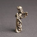 Miniatyrbillede 2 af 5: Bønsomme Vinger Cupid Figurer Kobber Keruber Statuer Mindeengel Skulptur Skrivebords Velsignelse Engel Kunst til Hjem Have Have Dekoration