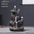 Miniatyrbillede 4 af 5: Bjerge Flod Fald Resin Tilbagestrømning Røgelsebrænder H Røgelsebrænder R