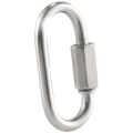 Miniatyrbillede 3 af 5: 12 stk. Hurtigkobling 4mm Rustfrit Stål Kædeforbindelse, Heavy Duty D-Formet Låsning Ser Ud Til Karabiner