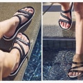Miniatyrbillede 4 af 5: Crocs-lignende kvinders Swiftwater sandal med stropper, afslappede klipklapper, åbne tæer sko