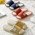 Miniatyrbillede 4 af 5: Tå-Slipper med Memory Foam, Bløde Indendørs Slipper til Komfort