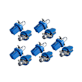 Miniatyrbillede 1 af 5: 10 stk. Led-pære måler instrumentbræt B8-5d T5-lampe med holder blå tuning auto billys