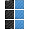 Miniatyrbild 1 av 5: 6 Pack + / Charcoal Egg Foam Acoic Tiles Sounding Foam Panels Sound S