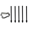 Miniatyrbilde 1 av 5: 5 stk Stylus-etterfyllinger, erstatningsspiss for berøringspenn, erstatningsspiss for Galaxy Note20/note10/tab S6/t