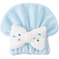 Miniatyrbillede 1 af 5: Hurtigtørrende hårhåndklæder, badehætter, bærbare koral fleece badehætter, badetilbehør (farve: D, størrelse: 1)