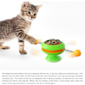 Miniatyrbild 5 av 5: Interaktiv katt Catnip leksak husdjur leksaker katt leksak katt bollar med snurrande bollar Windwill för inomhuskatter Dispenserande katt leksak roliga Gyro formade katt leksaker för K