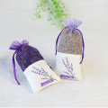 Miniatyrbilde 4 av 5: Sachet-poser i mesh, lavendel, lin, organza, gasbind, gaveposer, sekker for lavendel, krydder og urter (12 lilla poser med snor)