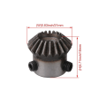 Miniatyrbillede 3 af 3: 4 x Koniske Keglehjul Topskruer 6mm Huldiameter 1 Modul 20t