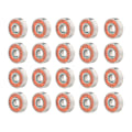 Miniatyrbillede 2 af 5: 20 stk. 608 2rs kuglelejer, Ilq-9 højhastighedslejer til skateboards, inline-skates, scootere, ro