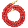 Miniatyrbilde 1 av 5: Guide Rope Barrier Rope Divider Queue Divider Rope For Guidance System With Gold Hook 1.5m Red