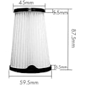 Miniatyrbilde 3 av 5: Reservedeler til Electrolux støvsuger Eer73db Eer73bp Aeg Aef150 9001683755