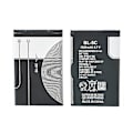 Pikkukuva 2 / 5: Farfi Vaihtoakku Matkapuhelimeen Li-ion 1020mah 3.7v Nokialle BL-5c Latautuva