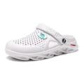 Miniatyrbilde 2 av 5: Herresommersandaler Mote Strandplattformslippers Eva Såle Slides Sandaler Tøfler Blanco 38