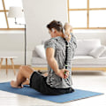 Miniatyrbillede 5 af 5: 45cm Massagepind til lindring af smerter, ømhed, kramper, massage, fysioterapi og kropsgenopretning (sort)