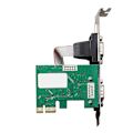 Miniatyrbillede 2 af 5: PCIe til to serielle porte RS232 interface industrielt computerudvidelseskort