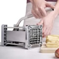 Miniatyrbillede 5 af 5: Pommes Frites Skærer, Professionel Kartoffelskærer i Rustfrit Stål med 1/2-tommer Klinge, Perfekt til Kartofler, Gulerødder, Agurker