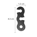 Miniatyrbillede 3 af 4: Ultralet Teltspænder i Aluminium Legering med Justerbar Snore