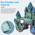 Miniatyrbilde 4 av 5: Castle Bate akvariumaccessoarer akvariumdekorasjon - høy simulering harpiksmateriale hule gjemmested (magisk slott)