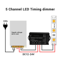 Miniatyrbillede 2 af 5: Tc420 Tidsprogrammerbar RGB LED-styring DC12v-24v 5-kanals LED-tidsdæmper