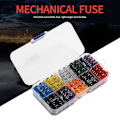 Miniatyrbilde 2 av 5: 100 mekaniske sikringer 2a 3a 5a 7.5a 10a 15a 20a 25a 30a 35a for Voiture Auto