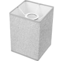 Miniatyrbild 1 av 3: Lampabåge i linne, rektangulär, linnelampskärm, golvlampa i linne, bordslampa