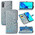 Miniatyrbild 1 av 5: Huawei Mate 40 Lite Fodral Läder Plånboksfodral Präglad Mandala Magnetiskt Flip-skydd Stöttåligt - Blå