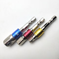 Pikkukuva 4 / 5: 9 kpl/setti Drill Nut Universal Hex Shank Extension Bar Ammattimainen Hylsy Bittisovitin Iskuavaikutteiselle Ruuvimeisselille
