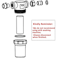 Miniatyrbillede 4 af 5: 3/4\" Havefilter til Højtryksrenser Sedimentfilter Vandfilter Vandfilter Med 2 X 100