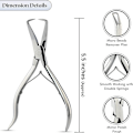 Miniatyrbilde 2 av 5: Profesjonelle verktøy for hårfjerning - Mikrolink Bead Remover Plier for Hair Extensions Removal -ring Be