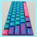 Miniatyrbilde 3 av 5: 61 PBT-taster, Ducky One 2 Mini Taster OEM-profil RGB, Blå