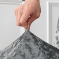 Miniatyrbild 2 av 4: Stretch dekorativt sammetsöverdrag för vardagsrumsstol för stolskydd elastiskt tyg