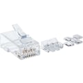 Miniatyrbilde 2 av 3: RJ45 Modulære Plugger Pro Line, Cat6a, UTP, 3-polet, For Solid Tråd, 50 Gullbelagte Kontakter, 80 Pakning