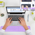 Miniatyrbillede 3 af 5: Håndledsstøttesæt, tastaturhåndledsstøttemåtte, ergonomisk musestøttepude, komfortabel og skridsikker og smertelindrende computerhåndled