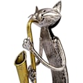 Miniatyrbillede 4 af 5: Metal Skulptur Kat Figur Gave Til Thanksgiving/Jul Statue Ornament Håndværk Hjem