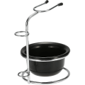 Miniatyrbilde 1 av 5: Stilig barberhøvelholder og skålsett i legering for holdbar barberhøvelholder