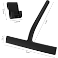 Miniatyrbilde 4 av 5: Dusj-skrape, Silikon Baderomsskrape For Glass Wiper, Vindusvasker Med Hengende Krok For Bad