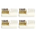 Miniatyrbild 1 av 2: 4 st nagelborrbit nagelpulver rengöringsborstar fin nagelkonstborste 3d nagelkonstborste akrylpulver borste set