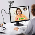 Miniatyrbillede 2 af 4: Kamerabeslag med forbedret skrivebords-klemme Fleksibel svanehalsstativ til webcam Brio 4k C925e C922x C922 C930e C930 C920 C615-mxbc