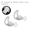 Miniatyrbillede 2 af 5: 20 stk. Silikone In-ear Ørepropper Svampe Øreprop Øreprop Til Radio Øresnegl Headset