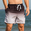 Miniatyrbild 3 av 4: Herrbadbyxor korta badkläder med meshfoder badshorts