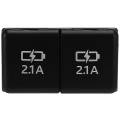 Miniatyrbilde 4 av 5: Bil USB Hurtiglader for Sienna Land Cruiser 70 2020-2022 Tilbehør