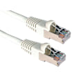 Pikkukuva 1 / 2: 1m Cat6a *600mhz* Verkkokaapeli Valkoinen - Ammattilaistason Ethernet-johto - Lszh - Sstp - Ftp - 10gbase-t (10 Gigabit-tuki) -