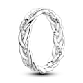 Miniatyrbilde 2 av 5: Glitrende kubisk zirkonia krone 925 sterling sølv ring for kvinner måne og floral stil bryllup smykker KYR125 9
