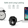 Miniatyrbillede 5 af 5: 2 stk. Udskiftningsoplader til --4-sense-2--3-sense Kabel USB-kabelledning Hurtigopladning Smartwatch