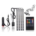 Miniatyrbild 1 av 5: Bil LED-list, 4 st 48 USB LED