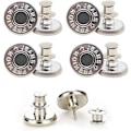 Miniatyrbillede 1 af 5: 4 stk. Jeans Knapper Metal Knapper Snap Knapper Til Jeans
