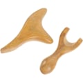 Miniatyrbild 1 av 5: 2 st Skrapskrapor Trigeminal för Tabletter Gua Sha Ansikte Kropp Hals Arm Skönhet Frigörande Platta Lyft Unika Instrument Verktyg Spa Naturligt Handgjorda